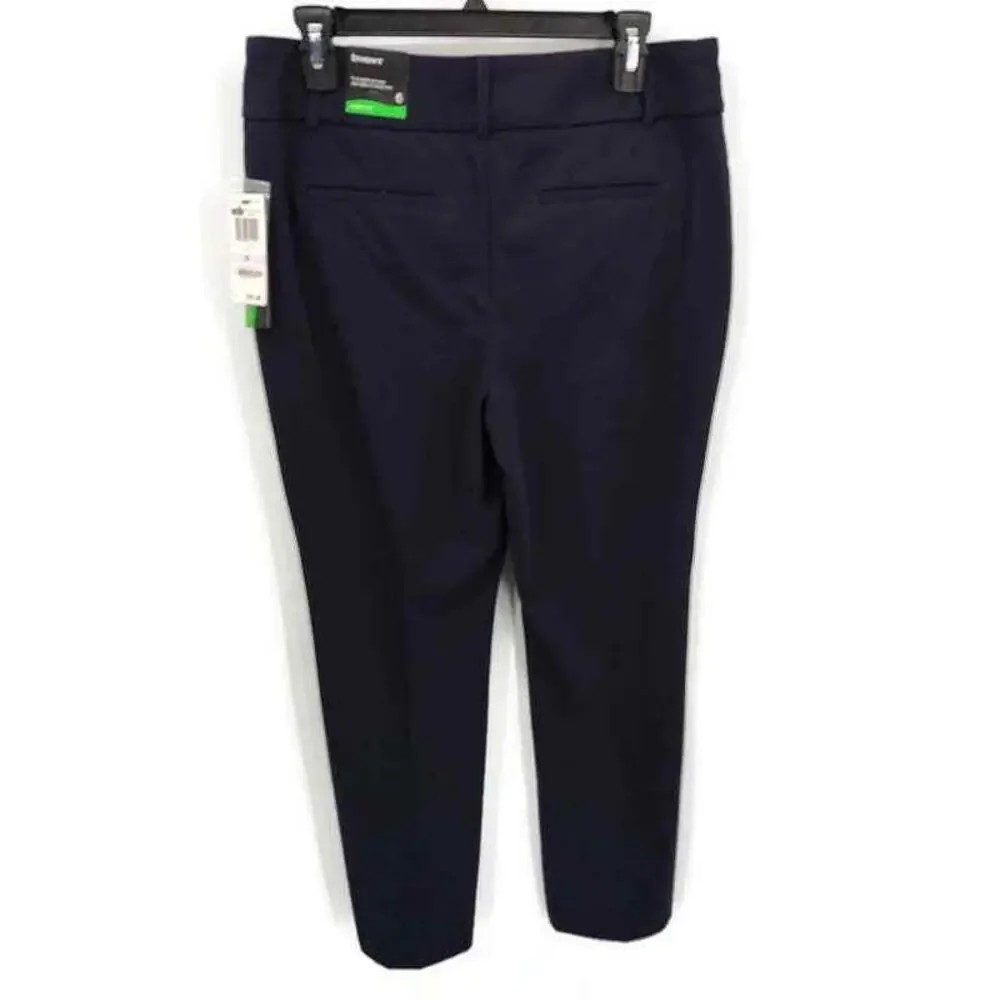 NWT Alfani everyday trouser navy blue in size 6 Work Casual - Picture 2 of 5